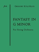 Fantasy in G minor Orchestra sheet music cover